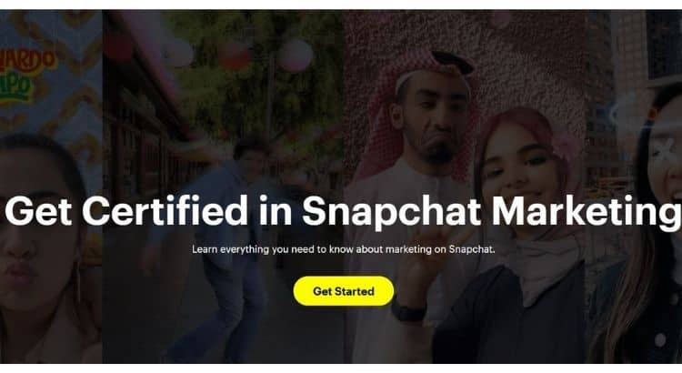La certification de Snapchat Ads Manager