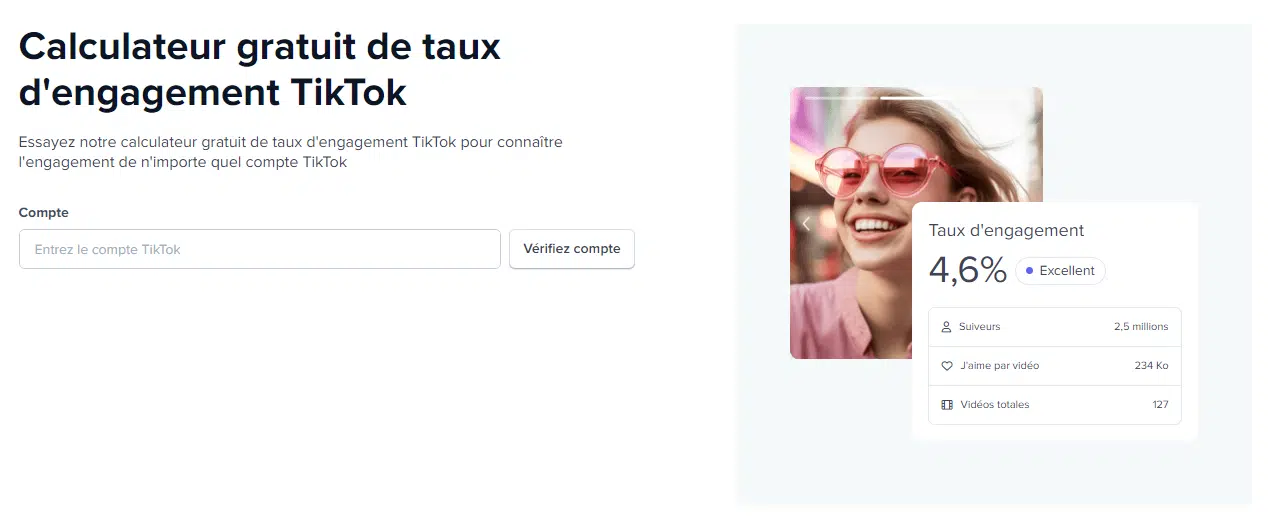 hypeauditor tiktok calculateur engagement