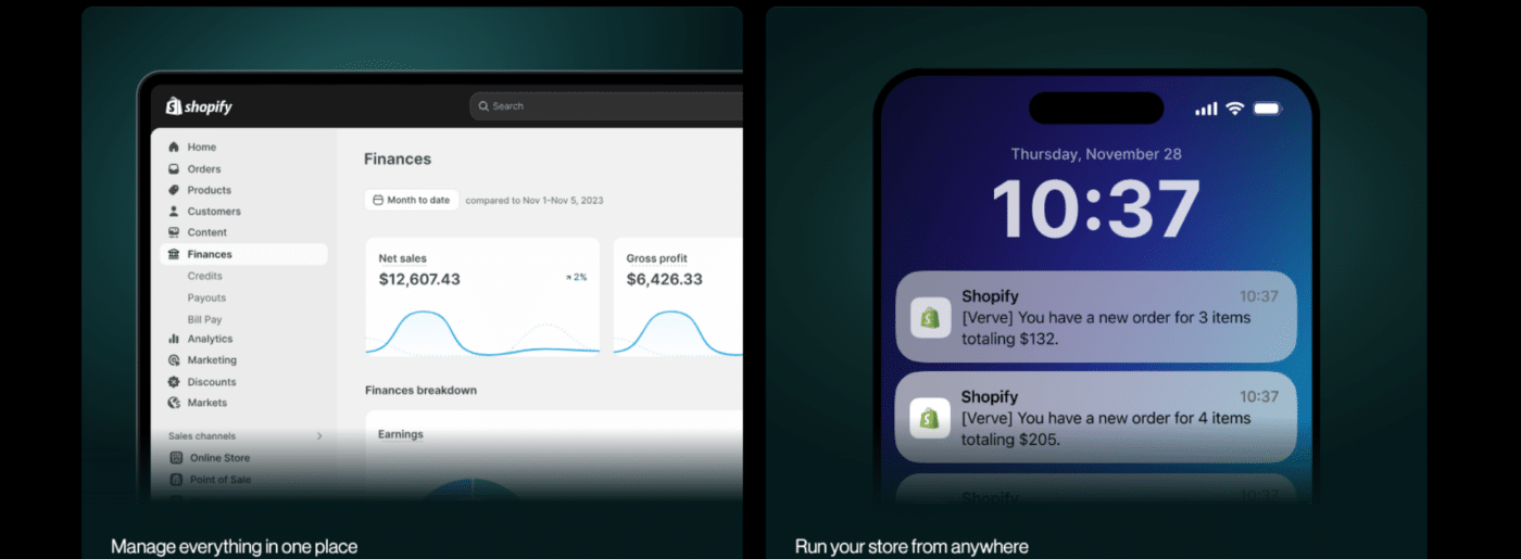 Comparaison entre Shopify et WordPress